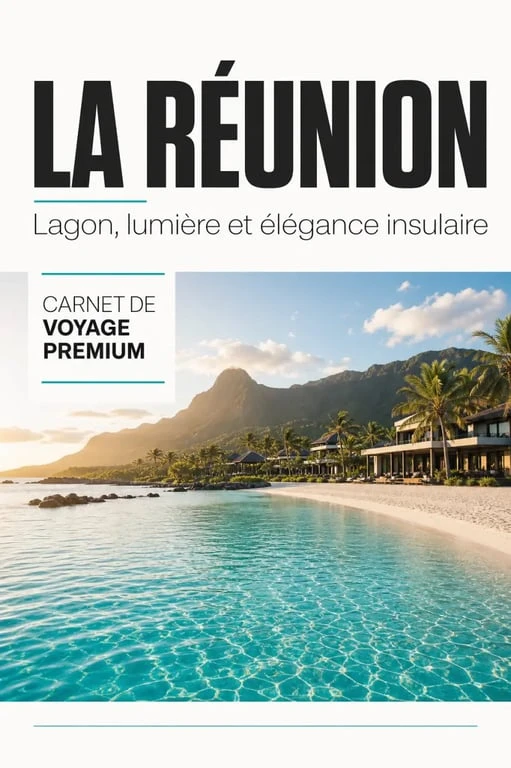Voyage luxe La Réunion : vue panoramique d’un resort en bord de lagon à Saint-Gilles-les-Bains