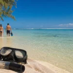 plage la réunion : lagon de l’Ermitage, sable noir et baignade