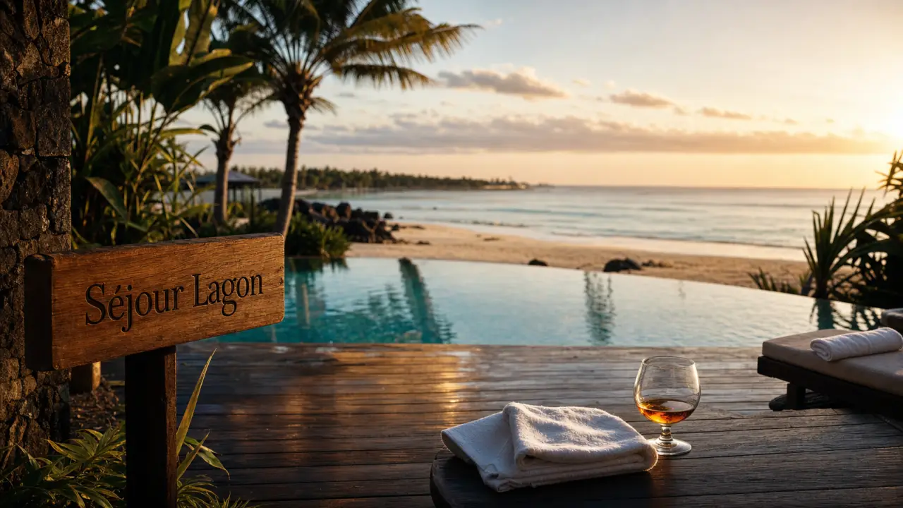 Voyage luxe La Réunion : resort 5 étoiles au lagon turquoise à Saint-Gilles