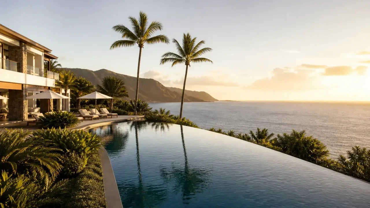 Hôtel 5 étoiles à La Réunion avec piscine et vue sur l’océan