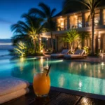 La reunion hotel 5 etoiles : plage, spa et lagon au coucher du soleil
